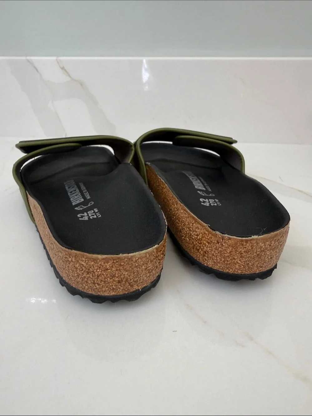 Birkenstocks new sandals green slide size 42 11 9